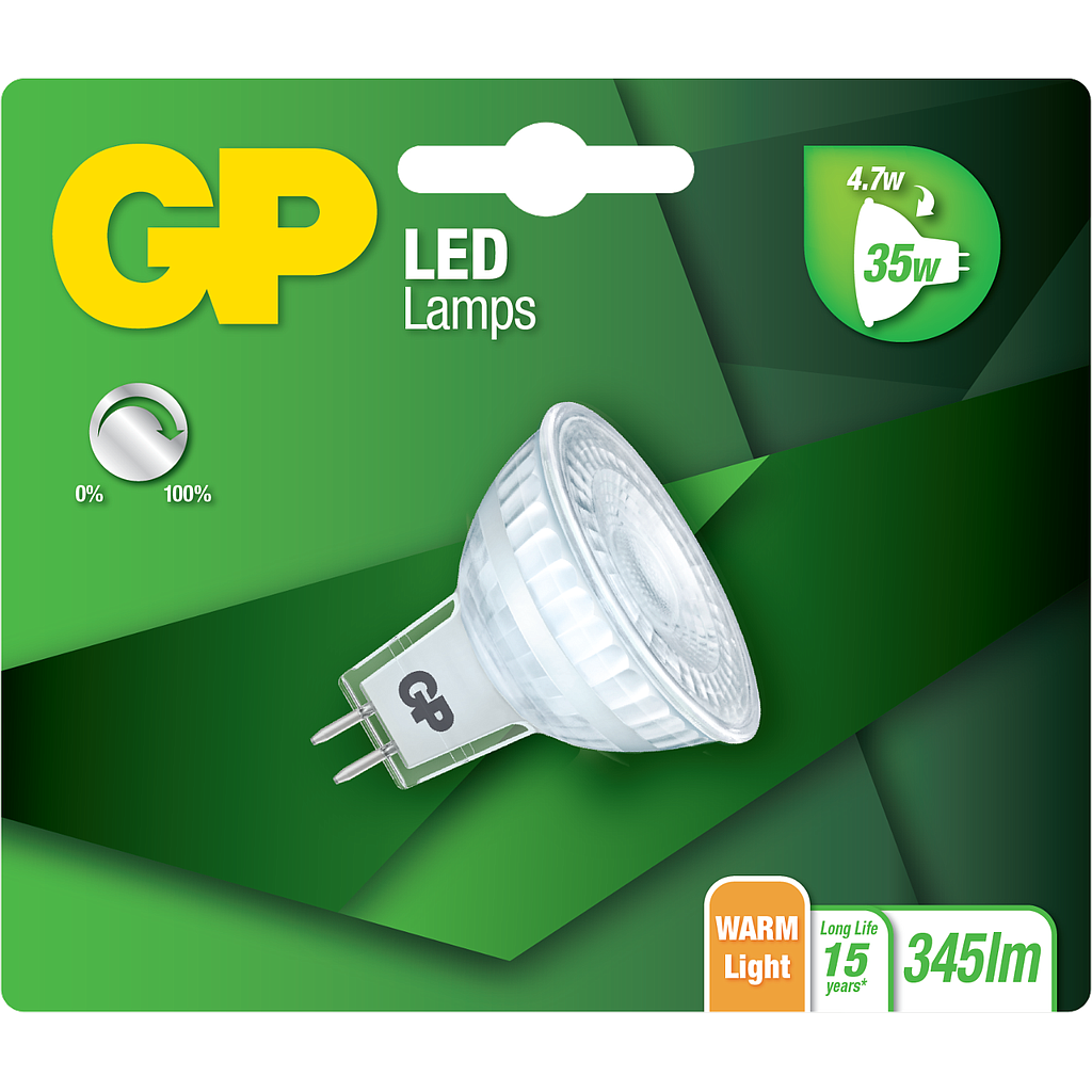 AMP. LED REFLECTOR MR16 4,7W