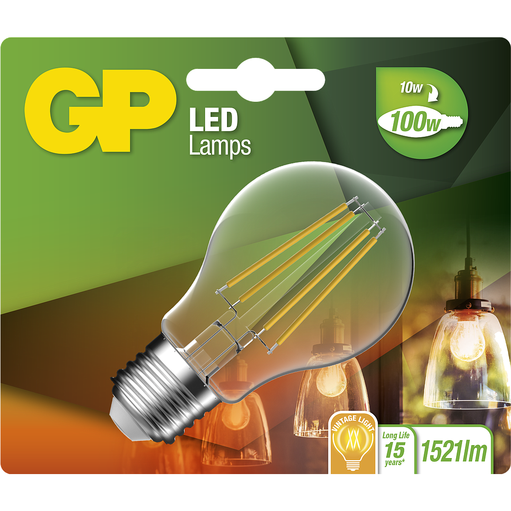 AMP.LED CLASSIC FIL E27 10W - 100W